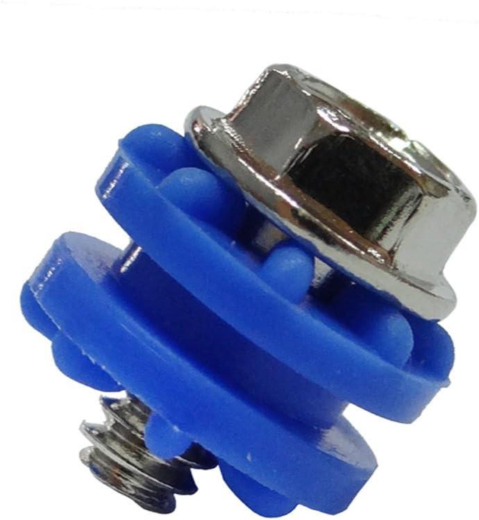 Akust Rubber Anti-Vibration Grommet Ring with #6-32 Screw (16PCS, Blue)