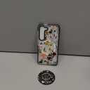 for Samsung Galaxy S23 Case for Women - Girls Cute Design Compatible with Magsafe Magnetic Ring Holder Stand Retro Flower Phone Covers Aesthetic Girly TPU Funda for S23