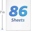 86 Sheets White Cardstock Paper, Cardstock Printer Paper 5 x 7, 80lb/230gsm Card Stock, Heavy Thick Printing Papers, Copy Papers for School Office Supplies,DIY Cards,Art, Tags,Invitations,Postcards