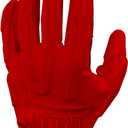 Nxtrnd G3 Padded Football Gloves, Sticky Padded Receiver Gloves, Lineman Gloves (Red, X-Large)