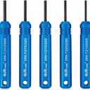 JRready ST5228 Extractor Tools,Removal Tools Kit for JST/AMP .062" /Molex .062" & .093 Pin and Socket Connectors, Male and Female Connector Tube Type Pin Extractor Tool kit 5PCS Sizes