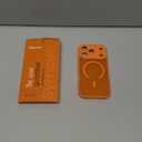 Designed for iPhone 17 Pro Case, Compatible with MagSafe, [Camera Protection] [15FT Military Drop Protection] Shockproof Translucent Matte Anti-Slip Phone Case, 6.3", Cosmic Orange