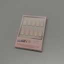 Glamnetic Press On Nails - Sweetie Set | Super Short Pink Fake Nails, Extra Short Salon Quality Milky Nails | 12 Sizes - 30 Nail Kit with Glue