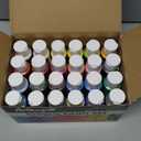 Artkey Acrylic Paint Set, 24 Colors 2 oz/59 ml Acrylic Paint Kit for Professional Artists & Beginners  Craft & Art Supplies for Canvas, Wood, Fabric, Rock, Leather, Ceramic, Glass, Easter Egg