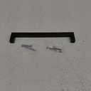 Ravinte 1 Pack 8 Inch Kitchen Square Cabinet Handles Matte Black Pulls Black Drawer Pulls Kitchen Cabinet Hardware for Cupboard Drawer Handles