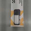 K&F Concept Standard Camera Cage Compatible with Insta360 X5, Aluminum Alloy Protective Frame Case with Silicone Lens Cover |1/4" Screw Hole | 2 Cold Shoe Mounts for Microphone and LED Video Light