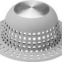 Aluvor Shower Drain Hair Catcher Bathtub Drain Cover Shower Protector for Pop-Up & Regular Drains