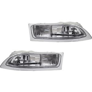 WFLNHB 1 Pair Fog Lights Replacement for Sienna 2004-2005 Clear Lens Fog Lamps 81210AE010 81220AE010 TO2593118 TO2592118