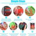 2 x BOHADIY 5D Christmas Diamond Painting Kits for Adults, Christmas Snowman Diamond Art Kits,Round Full Drill Dots Gem Crafts for Home Wall Decor Gifts 12x12 Inch