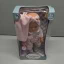 Enjoyin 12'' Baby Doll in Gift Box with Pink Cloths, Pacifier, 13''x13'' Microfabric Blanket, and Feeding Bottle. Gift Idea for Ages 3+