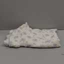 BuLuTu Muslin Cotton Kids Pillowcases for Girls Boys Shabby Chic Blue Floral Print Pillow Case Beige Toddler Pillowcases Standard Size Pillow Cover with Ruffles, 20"x26", 1 pc (Freesia)