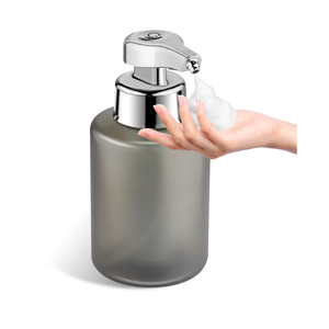 Phneems Automatic Foaming Soap Dispenser Touchless Auto Foam Hand Soap Dispenser Hands Free Electric Refillable Soap Dispenser for Bathroom Kitchen White