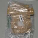 PATIKIL 3.3"x3.3"x1.4" Paper Soap Box with Window, 40 Pack Homemade Soap Boxes Square Presents Packaging Boxes for Birthday Christmas DIY Craft, Brown