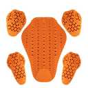 PSLER Full CE Level 2 Certified Motorcycle Armor Back Pad, Elbow and Shoulder Protection Pads Set for Motorcycle Jackets, 5PCS