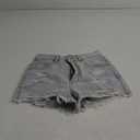 SOLY HUX Girl's Ripped Raw Hem Denim Shorts High Waisted Straight Leg Summer Jeans Shorts, XS