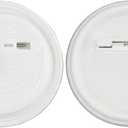 Happizza 200 Sets 58mm(2.25 in) Blank Pin Back Buttons Parts for Button Maker Machine 58mm, Round Badge Making Supplies, Includes Metal Cover, Plastic Button Back Cover, Clear Film&Blank Paper