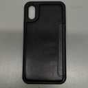 iCoverCase Compatible with iPhone X/XS Case with Card Holder, Wallet Phone Case for Women Men RFID Blocking PU Leather Case 5.8 Inch (Black)