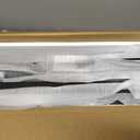 Buffet Cabinet, Modern Industrial Style Sideboard Buffet Cabinet, with Adjustable Shelves Credenza for Living Kitchen Dining Farmhouse, Black