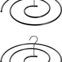 Spiral Drying Rack Sheet Bedspread Quilt Laundry Hanger Black, Large