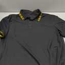 RoseSeek Men's Collared Neck Half Button Golf Shirts Short Sleeve Work Shirt Casual Performance Tops, XXL