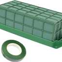 YOMUME Floral Foam Cage 1 Piece, Dry and Wet Floral Foam for Fresh Flower Arrangement and Artificial Flowers, Wedding Holiday Decorations