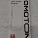 OMOTON 2+2 Pack Matte Glass Screen Protector for iPhone 16 Pro Max, [Auto-alignment, auto-dust removal], Anti-Glare & Anti-Fingerprint Case Friendly Tempered Glass Film, Bubble Free, Smooth as Silk