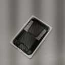 Miracase Magnetic Wallet for Men/Women, Adjustable Stand & Safety Flap, Compatible with MagSafe Wallet, 3 Slots, 6-8 Card Holder for iPhone 17/16/15/14/13/12 Series, RFID Blocking, Black Carbon Fiber