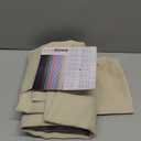 ChrisDowa Small Window Curtains for Kitchen and Bedroom - Grommet Short Thermal Insulated Room Darkening Curtains (2 Panels, Beige, 42 x 36 Inch)