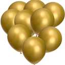 3 x Gold Balloons 50 Pack, 12 Inch Gold Chrome Latex Balloons For Birthdays, Weddings, Baby Showers, Holidays