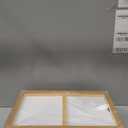 NINEASO Rustic Floral Framed Wall Art  Elegant Blue White Flowers Canvas Pictures Green Leaves Painting Artwork for Living Room, Office & Home Wall Decor 24 x 16in * 3, Natural Wood Frame