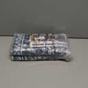 Vintage Entryway Rug Indoor, Navy Washable Rug 2x3, Small Area Rug with Non-Slip Backing, Floral Print, Thin Faux Wool Super Soft Door Mat for Kitchen, Entrance, Bedroom, Office (Navy and White)