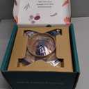 Anyday 4-Pc Microwave Cookware & Glass Food Storage Set with Glass Lids | Medium Plastic-Free Containers | Stackable Steamer with Vented Lid for Microwave-Safe Reheating & Steaming Vegetables, Rice (Frosted - Blueberry)