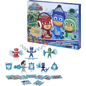 PJ Masks Kids Advent Calendar, 24 Daily Surprise Toys Including PJ Masks Action Figures, Accessories, and Stickers, Countdown Calendar, Ages 3 and Up