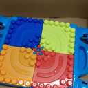MEGA BLOKS First Builders Toddler Blocks Toy, Build n Learn Portable Activity Table with 30 Pieces and Built-In Storage, Blue, Kids Ages 1+ Years 
