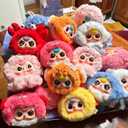 Baby Three Romantic Ocean Sea Animals Series Plush Box Toys, Mystery Box Surprise Doll with Keyring for Girls Toys Gift, Random 1pc