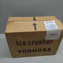 4 Blades Electric Ice Shaver 300W Snow Cone Maker Machine 143lbs/hr Shaved Ice Machine Stainless Steel Kitchen Electric Ice Crush with a Free Ice Pick and Ice Cube Tray