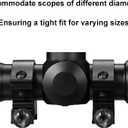 Scope Rings 1 Inch,2 Packs of Medium Profile Scope Mount Rings for 21mm Picatinny Rails