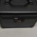 Large Lock Box - Security Combination Lock Box, Locking Storage Case for Personal Items and Medicine, Childproof Lockable Lockbox for Home/Office/School, 10.2x6.8x6.9 Inch, Black