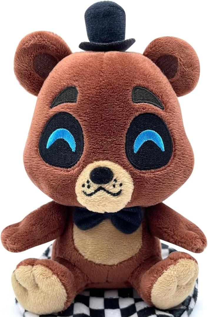Youtooz FNAF Freddy Plush 6IN Shoulder Rider, Collectible Soft Magnetic Freddy Shoulder Rider Plushie from Five Night's at Freddys, By Youtooz FNAF Plush Collection