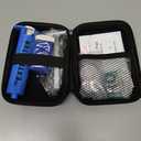 Snake Bite Kit, Bee Sting Kit, Emergency First Aid Supplies, Venom Extractor Suction Pump, Bite and Sting First Aid for Hiking, Backpacking and Camping (Blue)