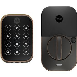 Yale Assure Lock 2 Deadbolt, Oil Rubbed Bronze Smart Keyless Entry Door Lock with with Z-Wave Connected Keypad for Code Entry, YRD450-ZW2-0BP