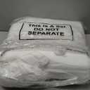 Windyun Large Grocery T-shirt Bags Bulk Reusable Non Woven Shopping Bag Foldable Gift Tote with Handle, 21x11x6 Inch