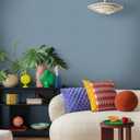 WADILE Grasscloth Peel and Stick Wallpaper 15.7in x 393.7in, Textured Contact Paper for Cabinets, Faux Linen Wall Paper Pull and Stick, Fabric Vinyl Wallpaper Self Adhesive Navy Blue