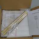 Mini Modern Farmhouse Gold Pendant Lighting for Kitchen Island, Adjustable Industrial Entryway Light Fixture Hanging for for Hallway Bedroom Dining Room Closet