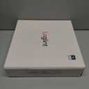 12 inch Large Dinner Plate Set of 4, Lightweight Seashell Shaped Opal Glass Serving Platters White for Charcuterie, Dessert, Fruit Appetizer, Dishwasher and Microwave Safe