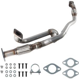 Flex Exhaust Pipe Y Pipe Compatible with 2009-2017 Buick Enclave/Chevrolet Traverse 3.6L, 2009-2010 Saturn Outlook, 2017 GMC Acadia 3.6L