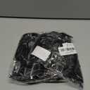 50PCS Black Twist Tie Bows Cake Topper Decor Bows Premade Satin Ribbon Bow for Tree Ornament Craft DIY Cake, Black Bow for Gift Wrapping Birthday Party Wedding Decoration Home Garland Supplies