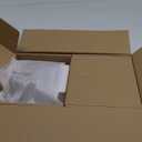 Passage Door Levers, 2 Pack Satin Nickel Heavy-Duty Door Handles, Square Non-Locking Door Knobs, Right and Left Handed for Closets, Hallways and Conference Rooms