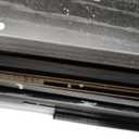 Shintenchi Bookshelf, Industrial Bookshelves and Bookcases with Doors Floor Standing 6 Shelf Display Storage Shelves 70.6 inches Tall Bookcase for Home Office, Living Room (Black)