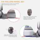 Ball Wheel +Plush Strips +Head Roller Set Compatible with Dyson V6 V7 V8 V10 V11 DC62 Vacuum Cleaner Head Parts 35W 50W Direct Drive Cleaner Accessories